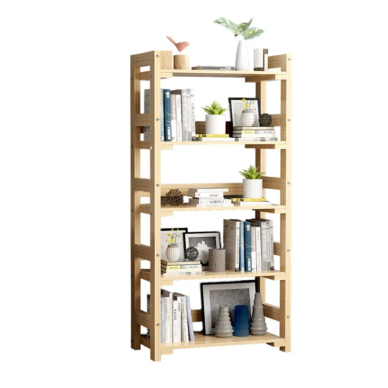 

Solid wood printer shelf, floor storage, kitchen balcony living room, simple bookshelf