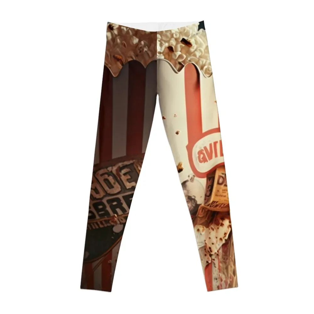 

Cinema - Popcorn Leggings Women's gym sport set Womens Leggings