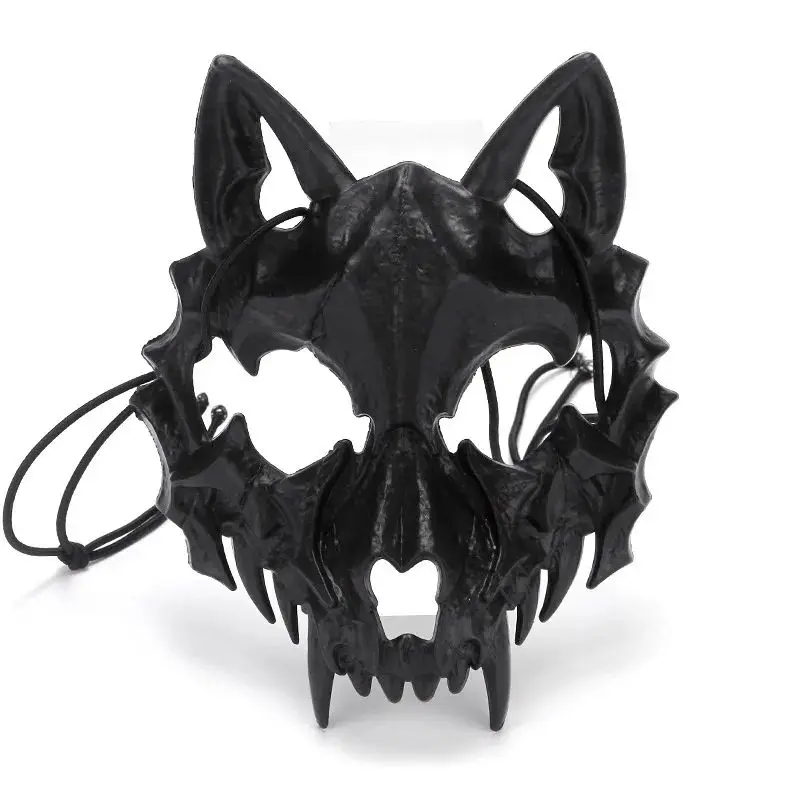 Cosplay Dance Prom Kostüm Requisiten Halloween Schädel Party Maske Anime Drachen Gott Skelett Halbe Gesichtsmasken Knochen Schädel Tiere Maske