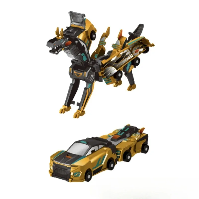 Collision Transforming Dinosaur Car Toy Magnetic Dinosaur Transformer Car Transform into Dinosaurs Fun Transforming Cars