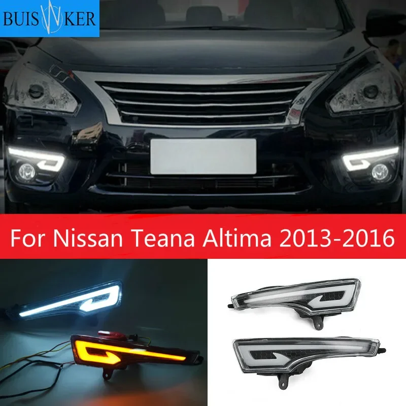 

LED DRL Daytime Running Light Fog Lamp 12V Car Running Lights for Nissan Teana Altima 2013-2016