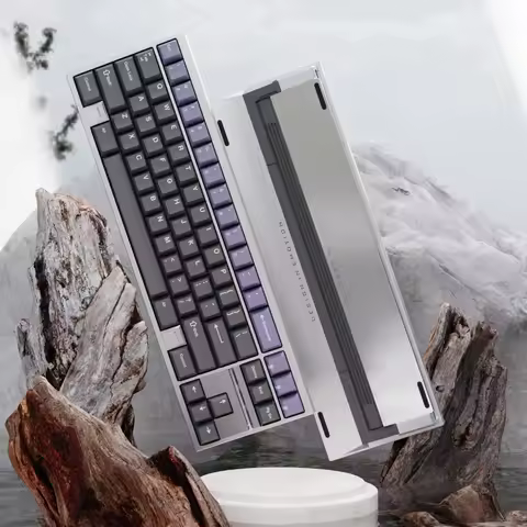 GDK Lab NV70 Mechanical Keyboard Kit Wireless Tri-mode Gasket Hot Swap Aluminum CNC Custom Office Gaming Mechanical Keyboard Kit