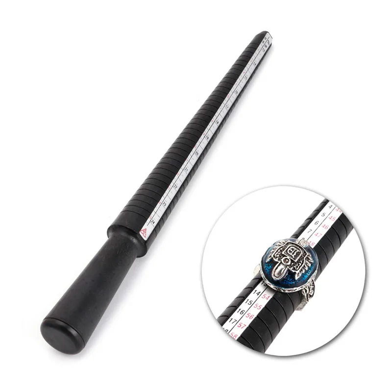Q0KE Ringdoorn Sizer Tool Finger Sizing Meetstok Ring Sizer voor sieraden