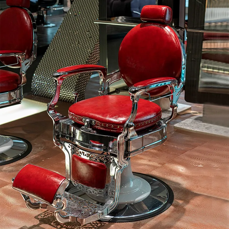 Vintage Shampoo Swivel Chair Hairdressing Luxury Ergonomic Tattoo Salon Chair Barbershop Cadeira Tattoo Furniture LJ50BC