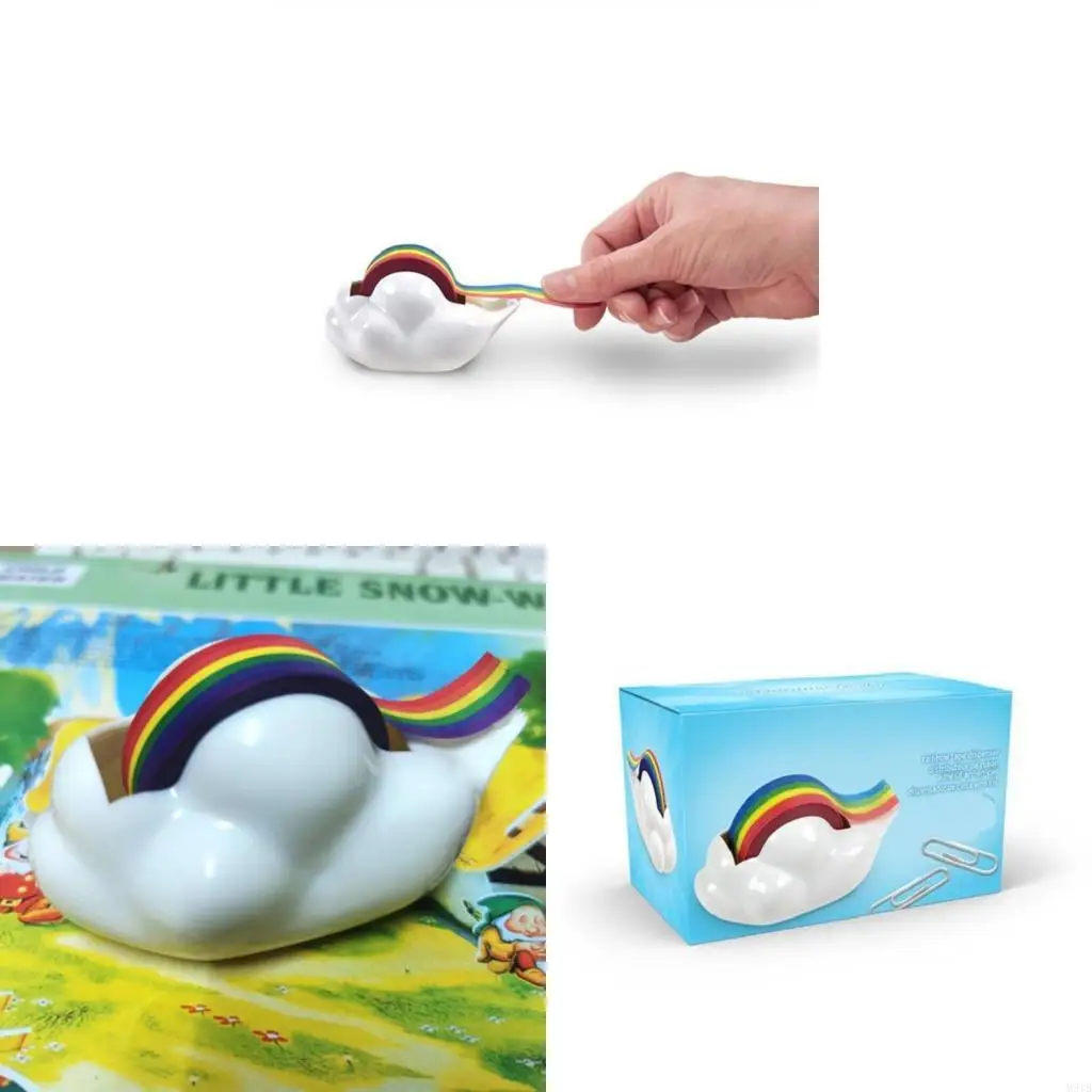 M5TB Lovely Cloud Tape Dispenser Set Desk Home Office Supplies Fun Desk Accessories