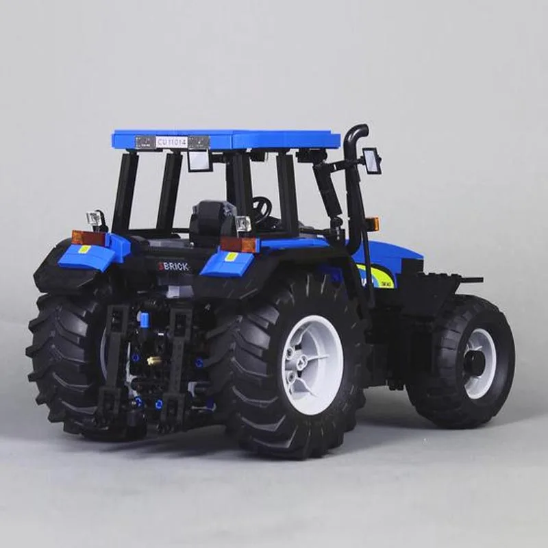 NEW 1:17 Scale Model of Farm Pottinger TOP 762C Windrower Tractor Building Block Remote Assembly Toy Model Boy\'s Birthday Gift