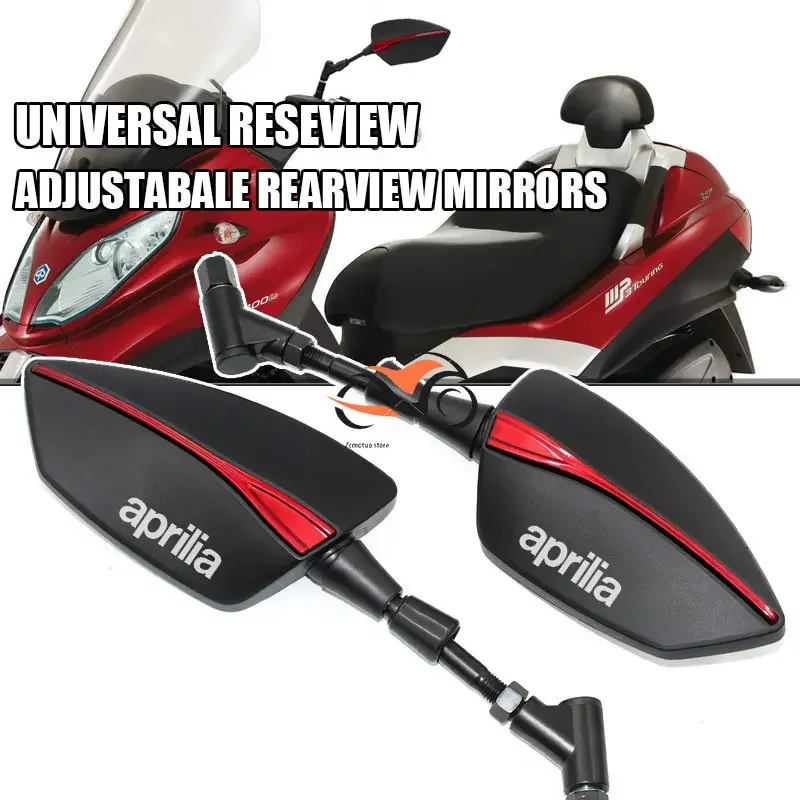 

FOR Aprilia SHIVER / GT SHIVER 750 SHIVER 900Motorcycle Adjustabale Side Rearview Mirrors Universal Rearview