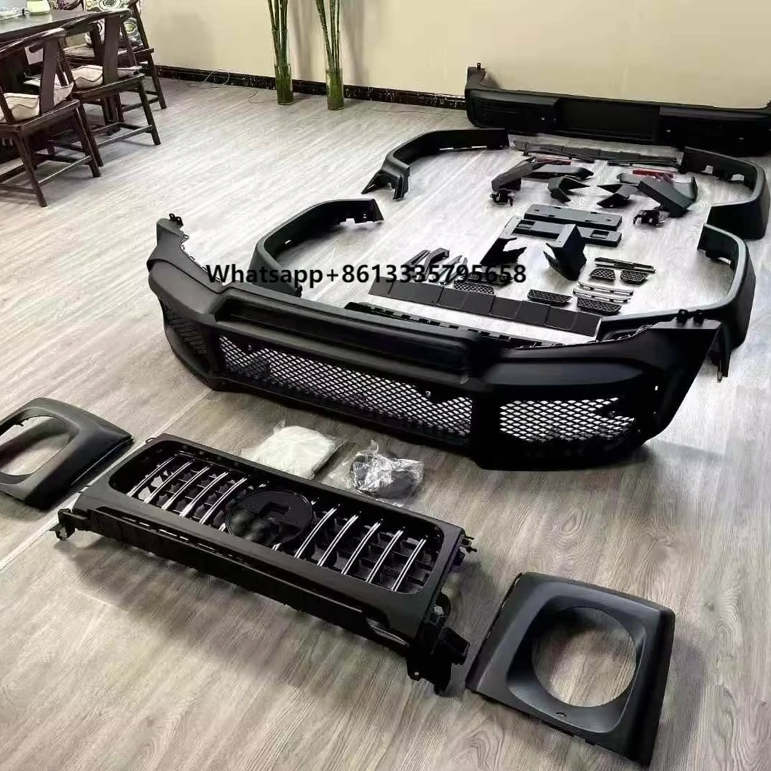 

New for BBS Red Inspired Wide Bodykit for Bez G Class W464 Front Bumper Grille Fenders Hood Wheel Arches-Plastic Material