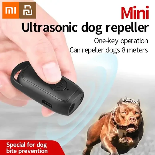 Xiaomi Youpin Mini repelente electrónico disuasorio para perros repelente ultrasónico para perros con LED eficaz para perros dispositivo antiladridos