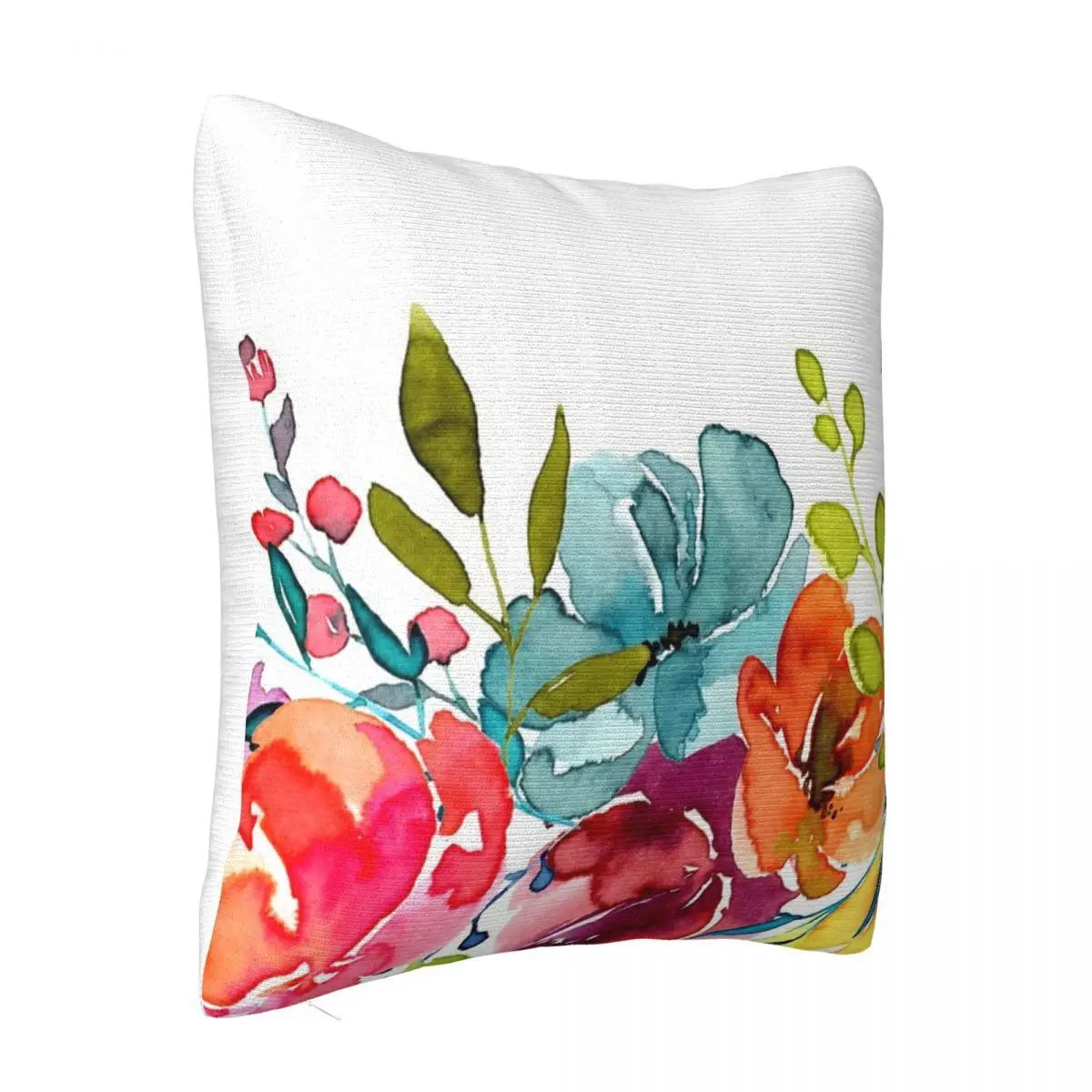 Bright Flowers Summer Watercolor Peonies Headboards Pillow Case Covers Room Decorating Items Pillow Case Pillow Cover