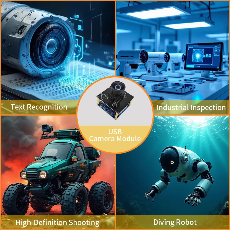 New 8mp 4k Imx415 CMOS Sensor Machine Vision Small USB3.0  Camera Module