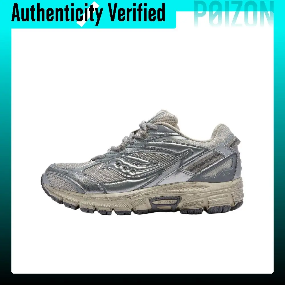 Saucony Cohesion 2K Abrasion Resistant Low top Running Shoes Unisex Silver S79019-7