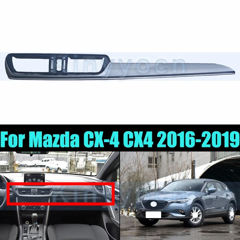 

Air Conditioning A/C Vent Grille Outer Frame Panel For Mazda CX-4 CX4 2016-2019 Central A/C Vent Grille Outer Frame Panel