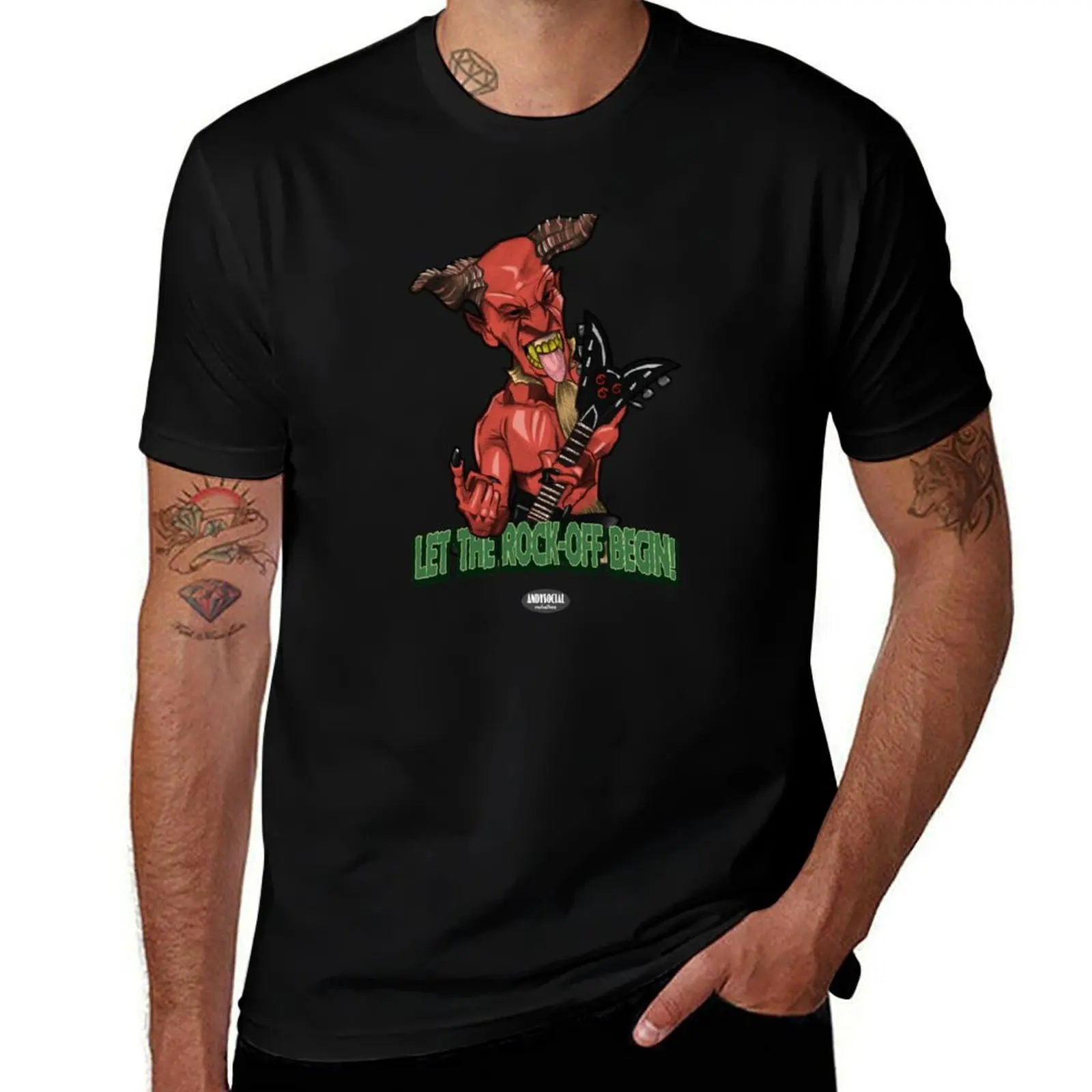 T-shirt Satan (Pick Of Destiny) à manches courtes, tenue quotidienne basique