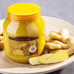 헤어에센스 Ginger Moisturizing Hair Mask Damaged Repair Hair Care Treatment Cream Baked Ointment Hair Conditioner Dry Frizz
