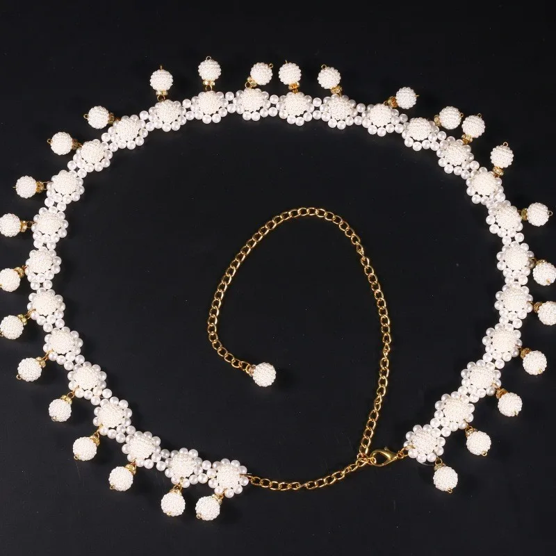 Popular Belly Dance Waist Chain Actress Crystal Tassel Belt Middle East Dance Pearl Diamond Chain, Cross-border Wholesale
