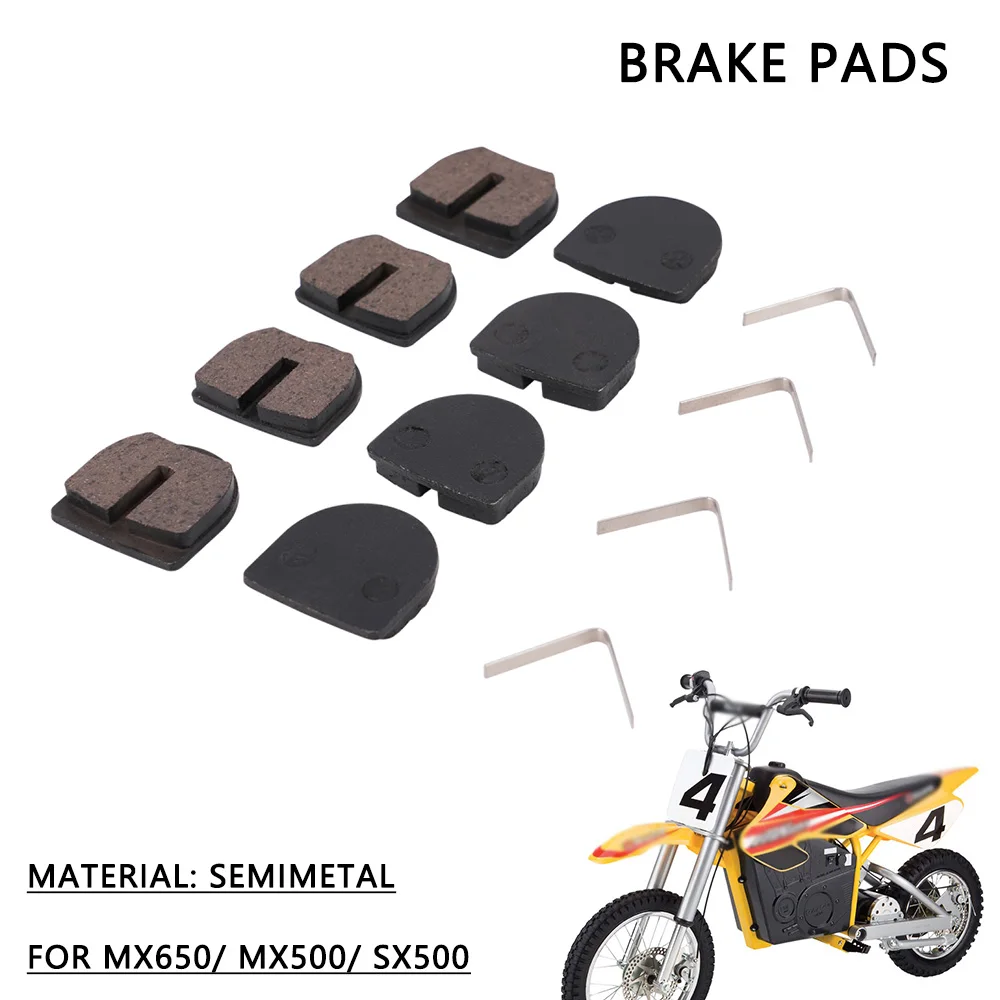 AliExpress JFGRACING 4 Pairs Semi-Metallic Brake Pads Motorcycle Accessories Front Rear Disc Brake Pads For MX650 MX500 SX500 Dirt Off-road Bike