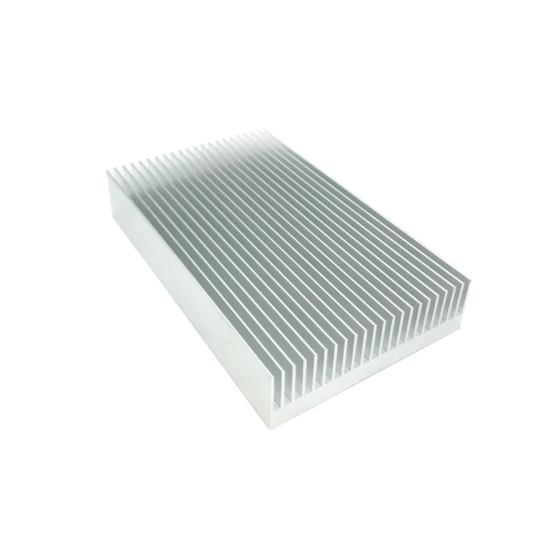 Custom 60×18×100mm Aluminum Profile Heatsink for High-Power Amplifiers, CPU & Motherboard Cooling
