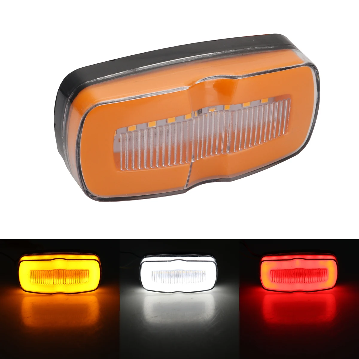 

1X24V Car flowing water Light Bar Side Marker Turn Signal Stop Warning Lamp High Mount used for Car External Light Trailer Truck