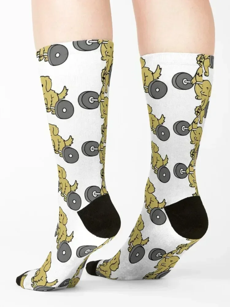جوارب Golden Retriever لرفع الأثقال، جوارب رياضية مجنونة للرجبي، جوارب للأولاد الفاخرة للسيدات