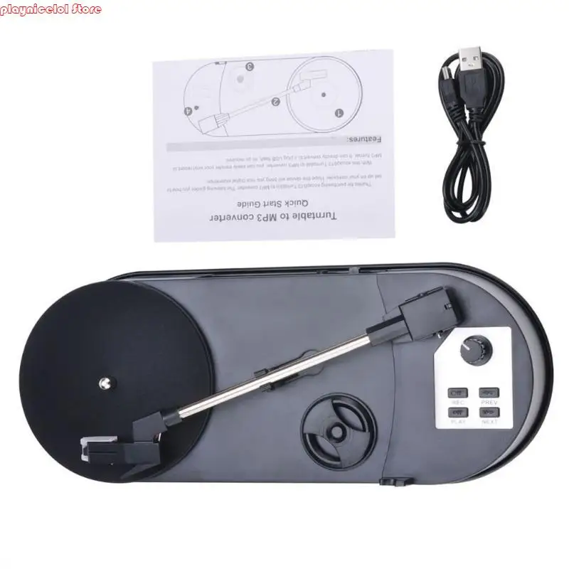 E8ba EZCAP613P Mini Record Lettore convertita in mp3 con altoparlanti 33/45rpm