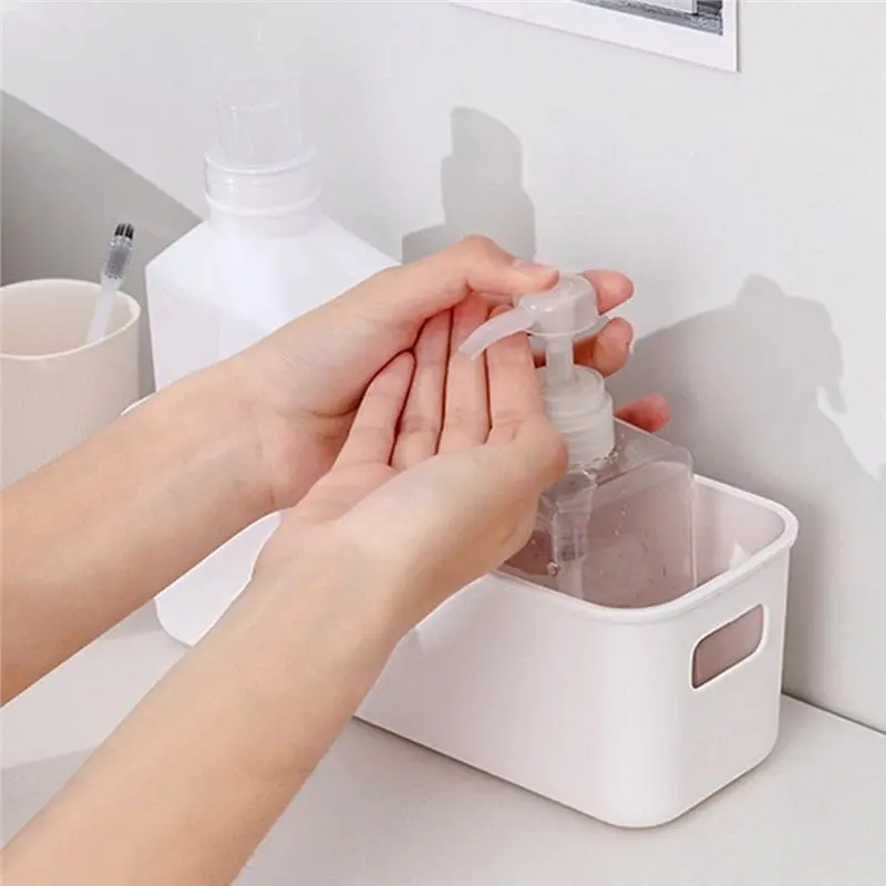 صندوق تنظيم المطبخ سهل الاستخدام، درج تخزين سطح المكتب بدون غطاء، سعة متعددة الوظائف، صندوق أشتات مستحضرات التجميل والفواكه #2