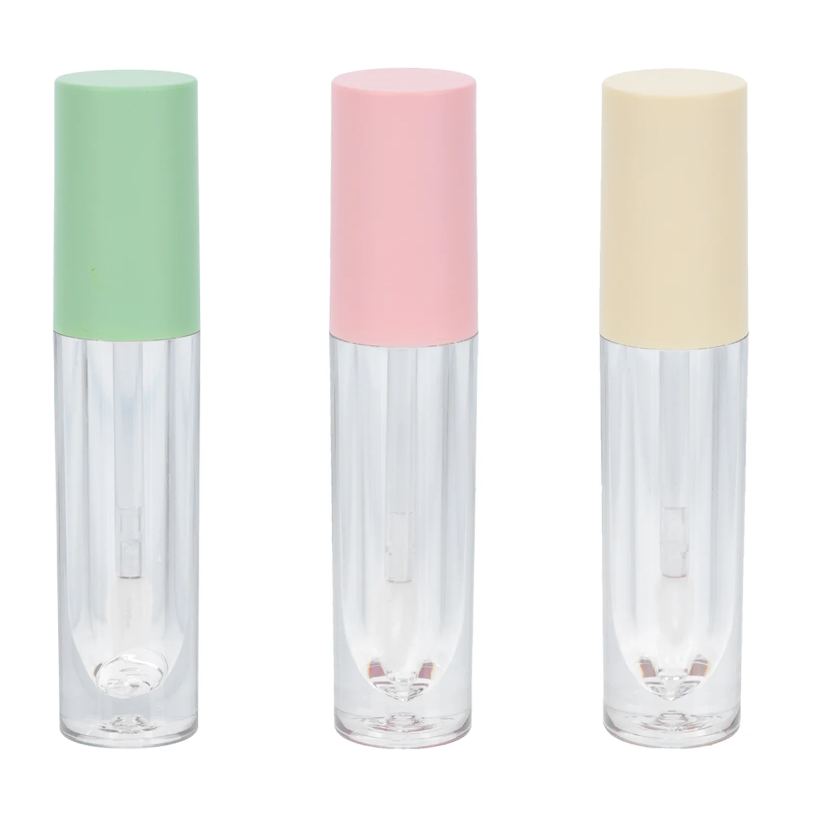 

3 Pcs Lip Gloss Packaging Tint Container Empty Bottles Tube Lipstick Plastic Abs Travel Small