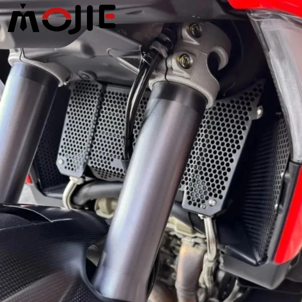For Ducati Multistrada V4 / S /S Sport / Pikes Peak / Rally / RS Radiator Grille Oil Cooler Engine Cylinder Head Guard Protector
