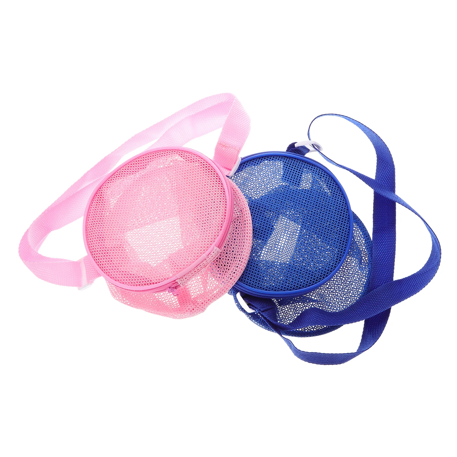 2 pçs saco de malha coleção praia armazenamento crianças sacos brinquedo concha ao ar livre para o bebê