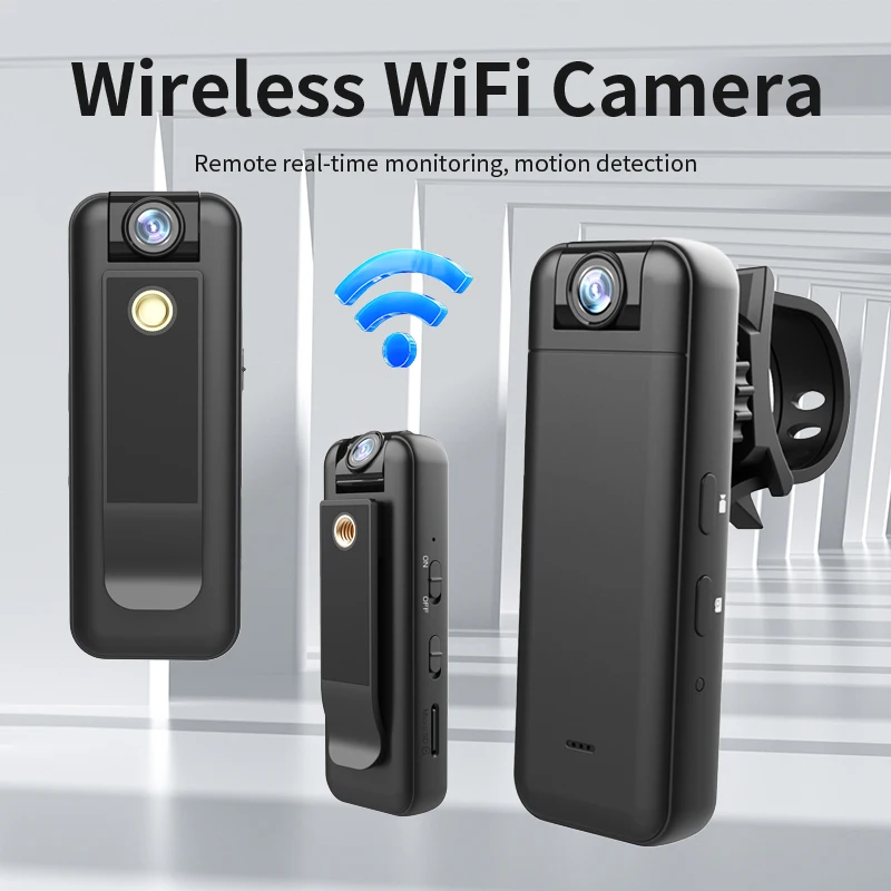 HD 1080P Night Vision IP Mini Camera Wireless WIFI Hotspot Camera Outdoor Sports Bicycle Portable Camera