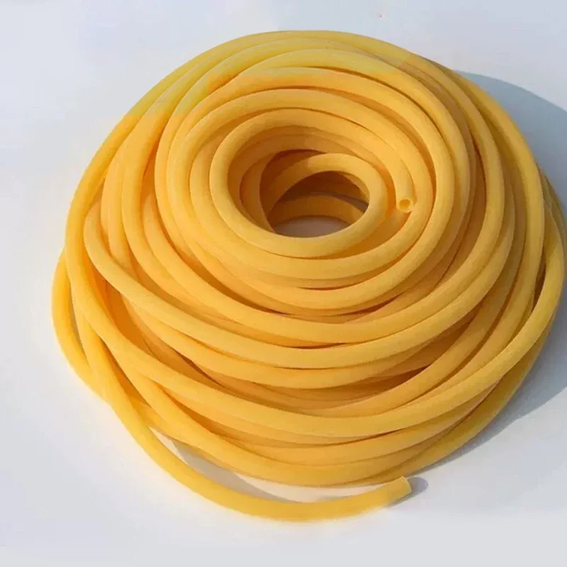 1 метр натуральные латексные резиновые шланги ID 2/3/4/5/6/9/12 мм бежевые эластичные хирургические медицинские трубки резиновые ленты рогатка катапульта