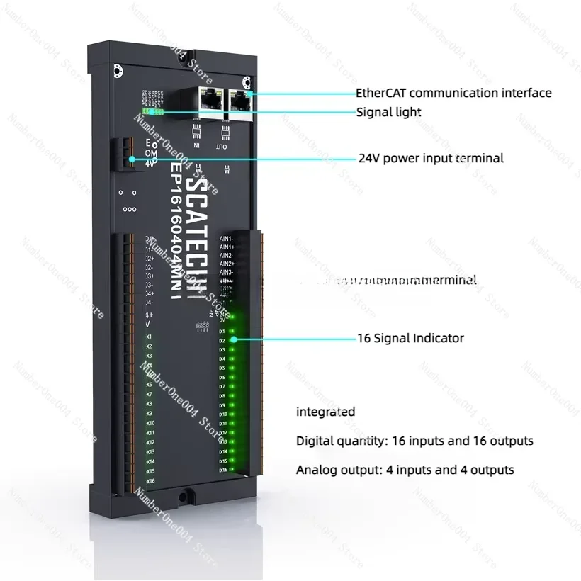 Applicable to EtherCAT Remote Io Module Ethernet Distributed Bus Digital Analog Ethercat Mode Fast