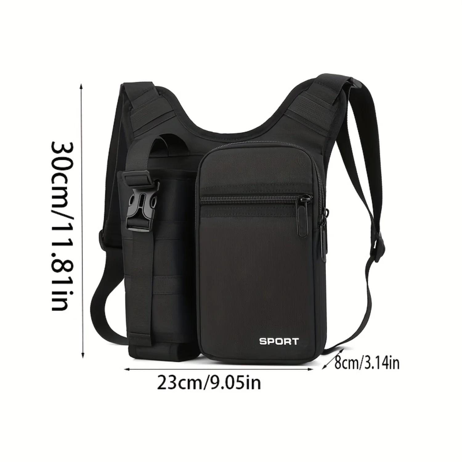 

Men's Simple Fashion Chest Bag - Stylish Sports Vest Bag