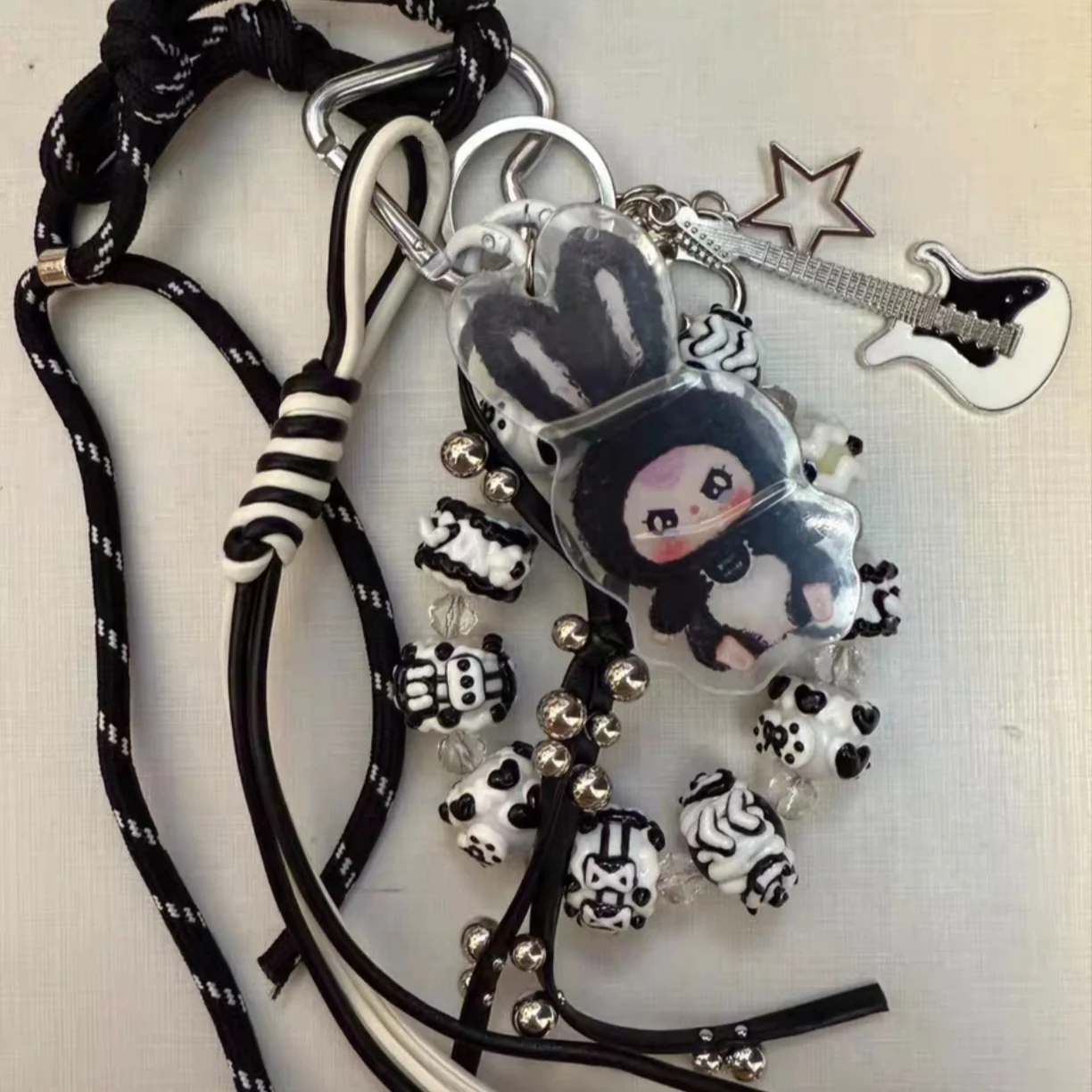 

Original Phone Chain Keychain Spot Baby Three Love Chain Time Series Trendy Play Blind Box Cute Pendant Bag Decoration Toy Gifts