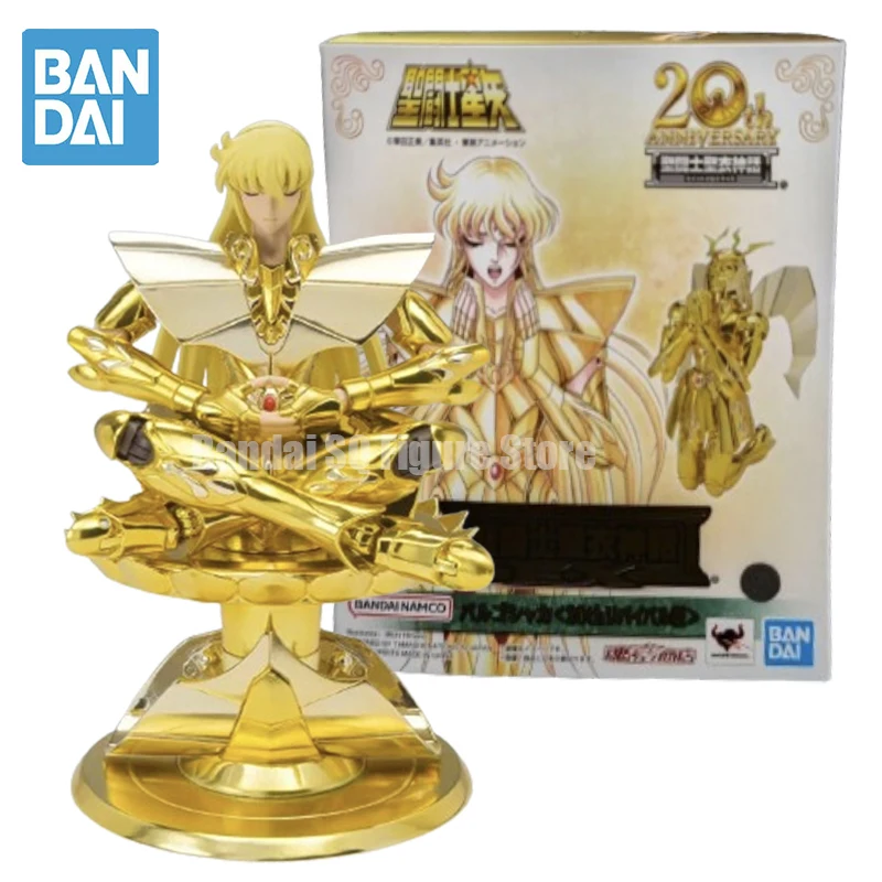 

Фигурка Bandai из ПВХ, Оригинальная фигурка из аниме «Saint Cloth Ex Saint Seiya Virgo Shaka 20-го поколения», Коллекционная модель, игрушки