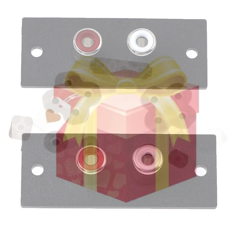 【HG】2PCS 2 Way Rca …