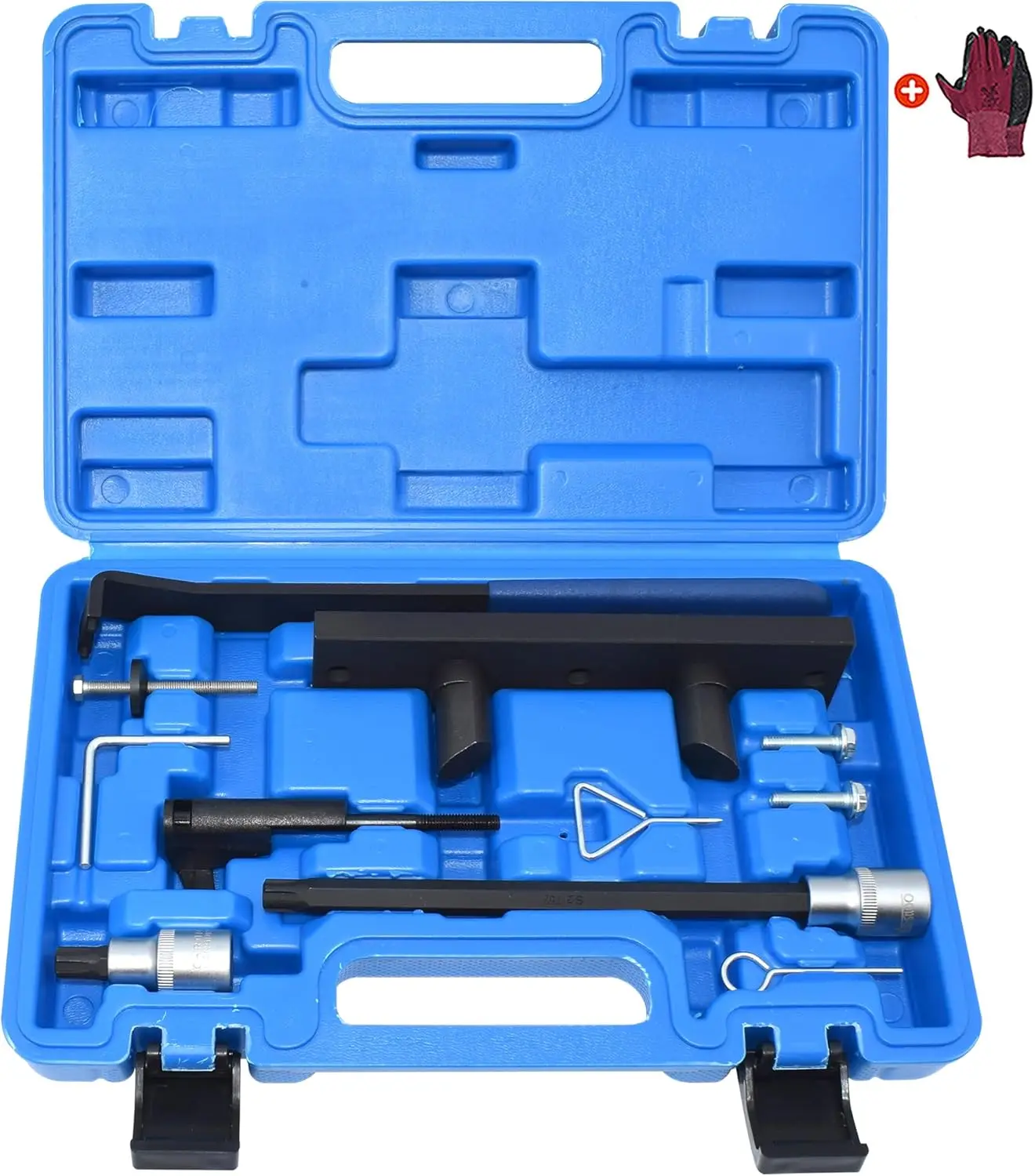 

Camshaft Alignment Locking Timing Tool Kit for Audi VW 2.0 FSI/TFSi Petrol Engine with T52 Socket