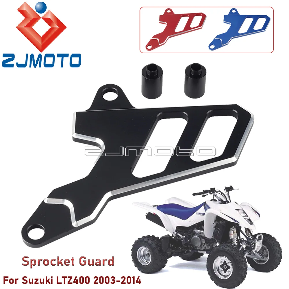 

Крышка цепи передней звездочки мотоцикла из алюминиевого сплава для Suzuki LTZ400 2003-2014 защита цепи мотоцикла квадроцикла защита цепи звездочки