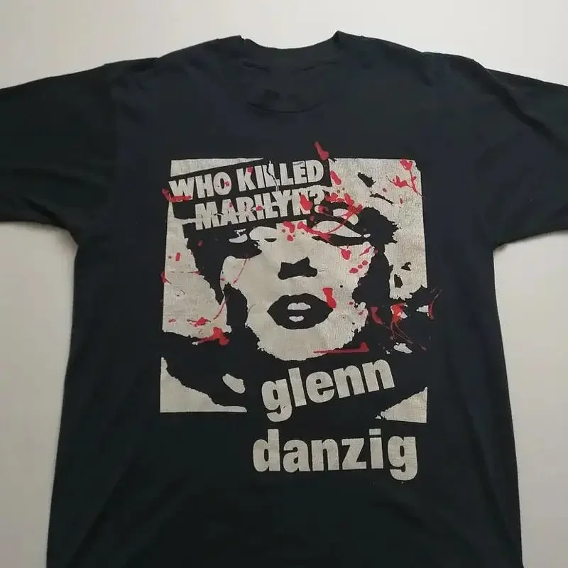 Danzig Band Music For Lovers Black T Shirt Cotton Full Size
