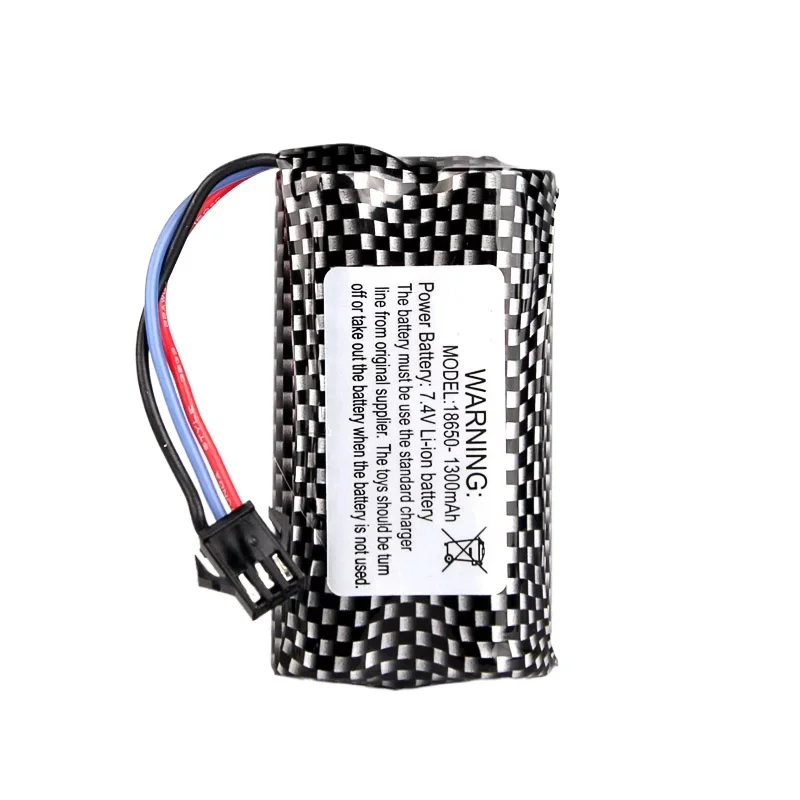 18650 7.4V 1300/2000mAh Battery for Charger MN82 Remote Control Car Battery MN78 LC79 Watch Gesture Sensing Twisted Stunt Car