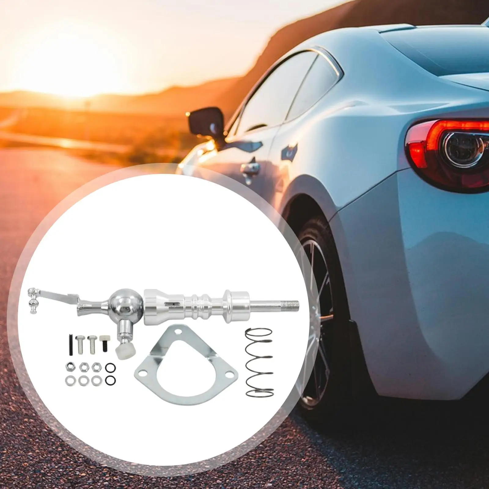 

Aluminum Alloy Short Shifter Upgrade Kit Sturdy Transmission Accessories for Audi TT 8N 8J Models