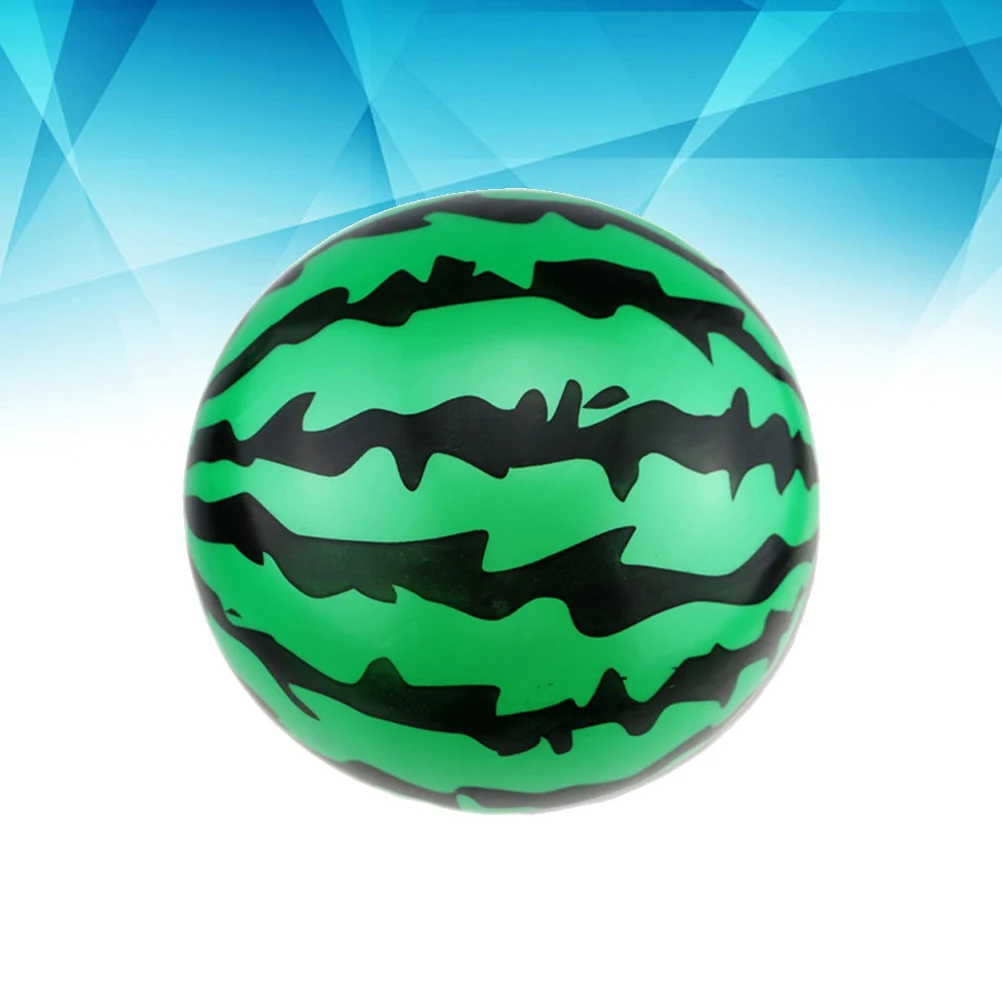 Inflatable Watermelon Beach Ball Beach Toy Ball Summer Playground Toys for Kids Outdoor Games (9 Inch)