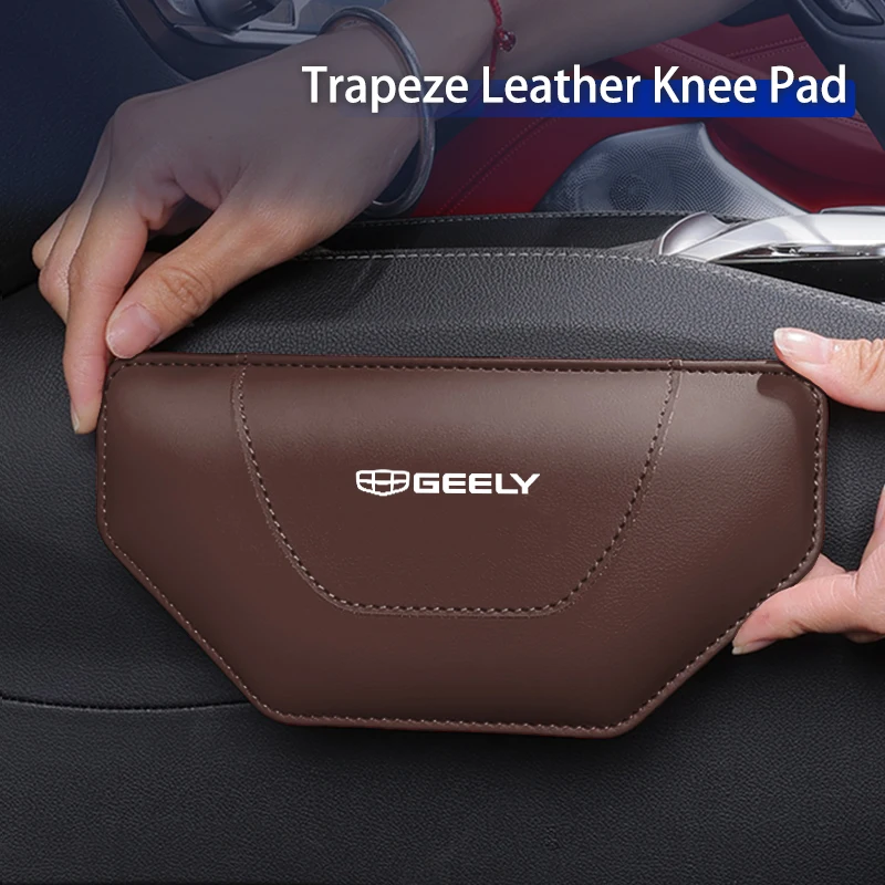 سيارة الركبة وسادة وسادة جلدية السيارات العالمي الفخذ دعم حصيرة لجيلي Emgrand X7 EC7 GC6 أجزاء LC EC8 أطلس CK2 CK Boyue #3