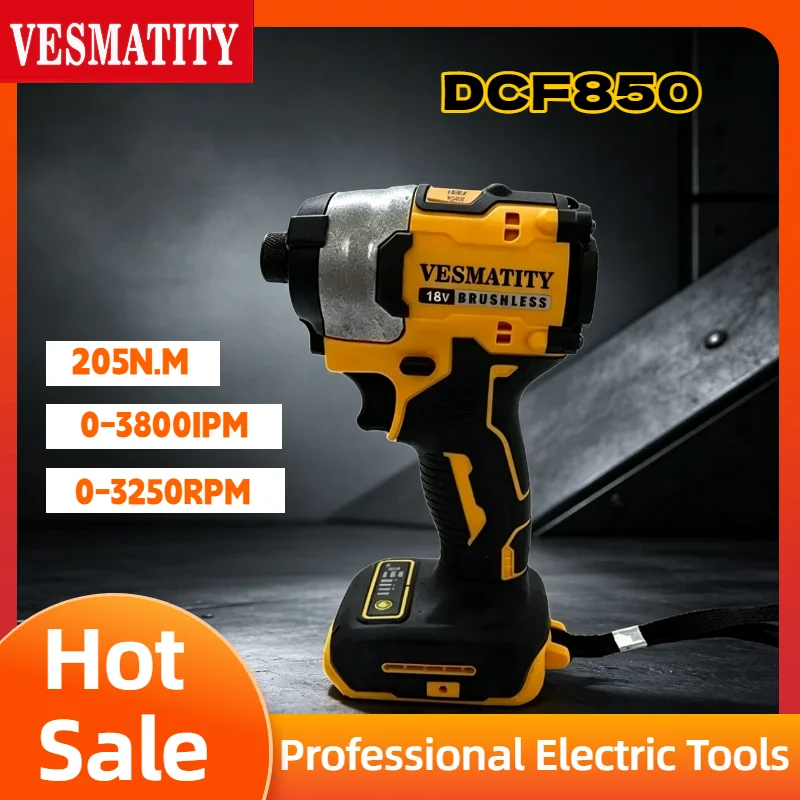 DCF850 Lightweight Uniform Spray Brushless Electric Spray Gun Paint Sprayer for Home DIY Project For DeWALT Battery