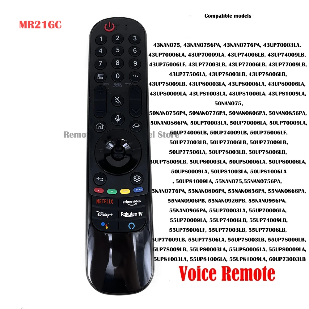 

NEW MR21GC Magic Voice Remote Control AKB76036509 43NANO75 55UP75006LF OLED55A1RLA