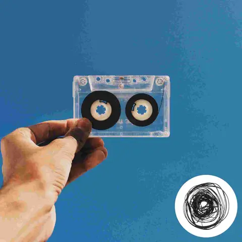 플랫 기계에 대 한 50 Pcs 테이프 레코더 벨트 사각형 고무 일반적인 수리 DVD 카세트