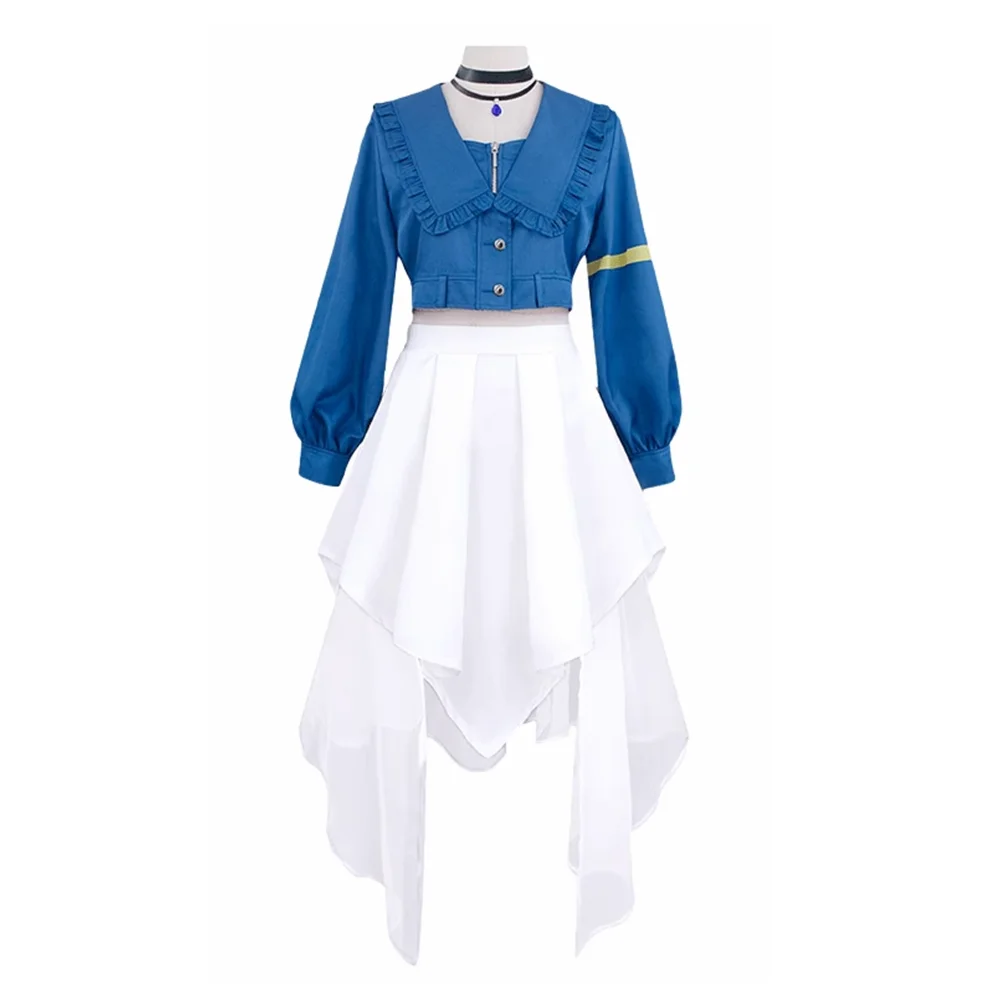

Unisex Anime Cos Anon Chihaya Cosplay Costumes Sets Suit Student Uniform Dress Custom Size