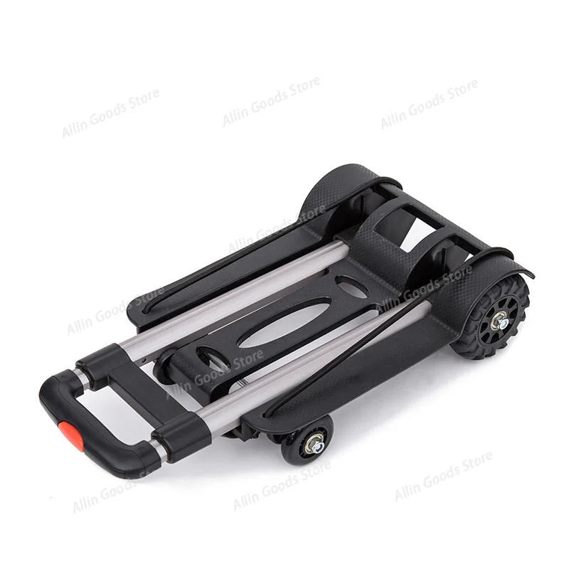 Multi-function Storage Organizers On-board Folding Storage Box Automobile Trunk Portable Folding Shopping Cart Small Trolley