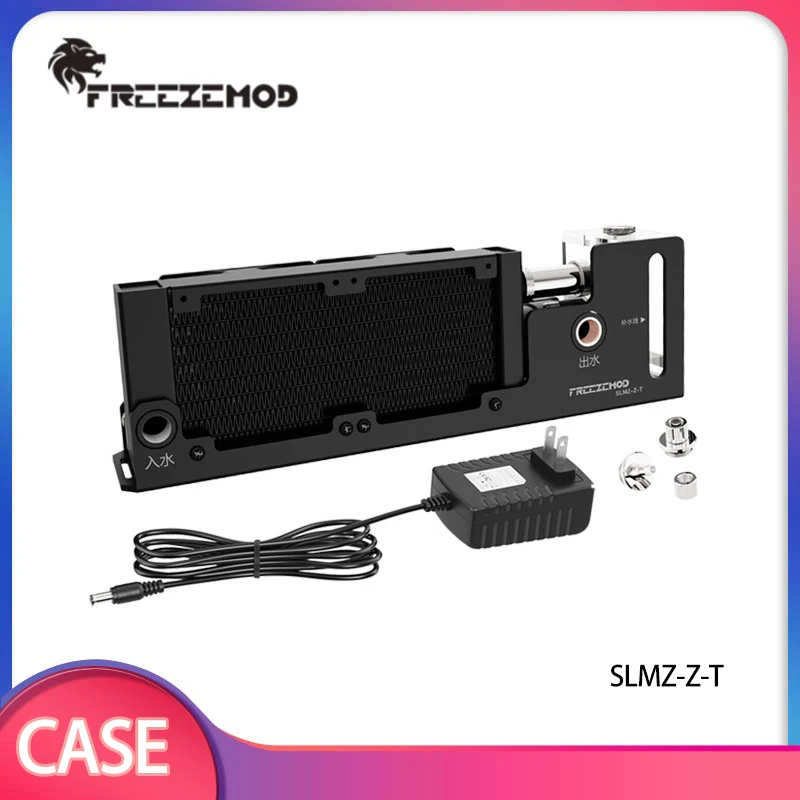 FREEZEMOD 통합 펌프 물탱크 및 라디에이터 미니 라이트 3D 프린팅 워터 쿨러 냉각 모듈 80mm 팬 12V/24V. SLMZ-Z-T