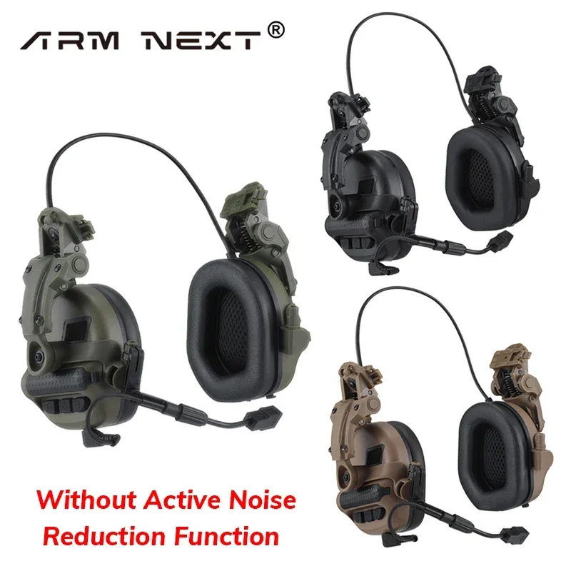 ARM NEXT Tactical Headset Without Pickup and Active Noise Reduction Helmet Version Shooting Earphone Communication headphones